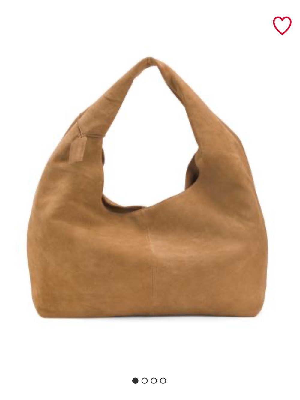 Tan Suede Shoulder Bag - Picture 12 of 12
